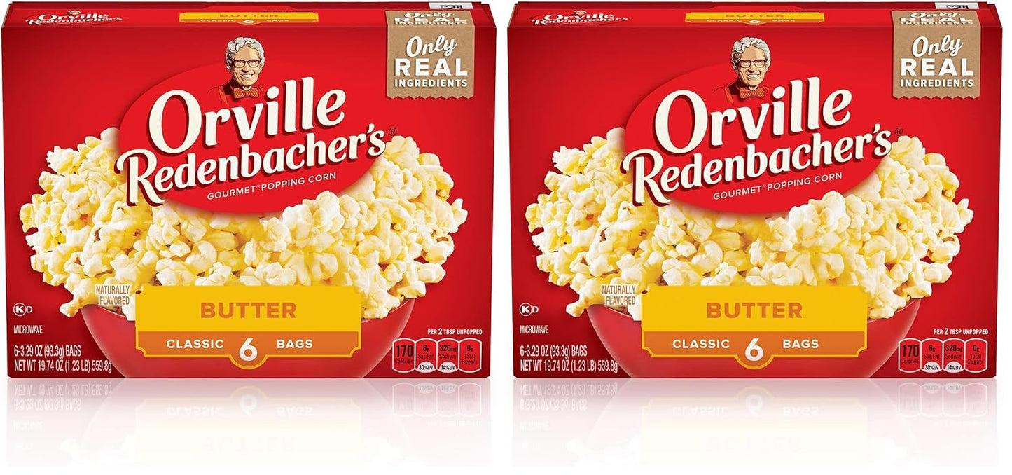 Orville Redenbacher's Microwave Popcorn, 36-Count, 3.29 oz. Bags