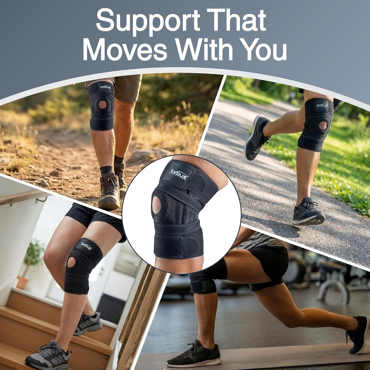 EXOUS BODYGEAR Knee Brace For Arthritis Acl, Mcl Pain