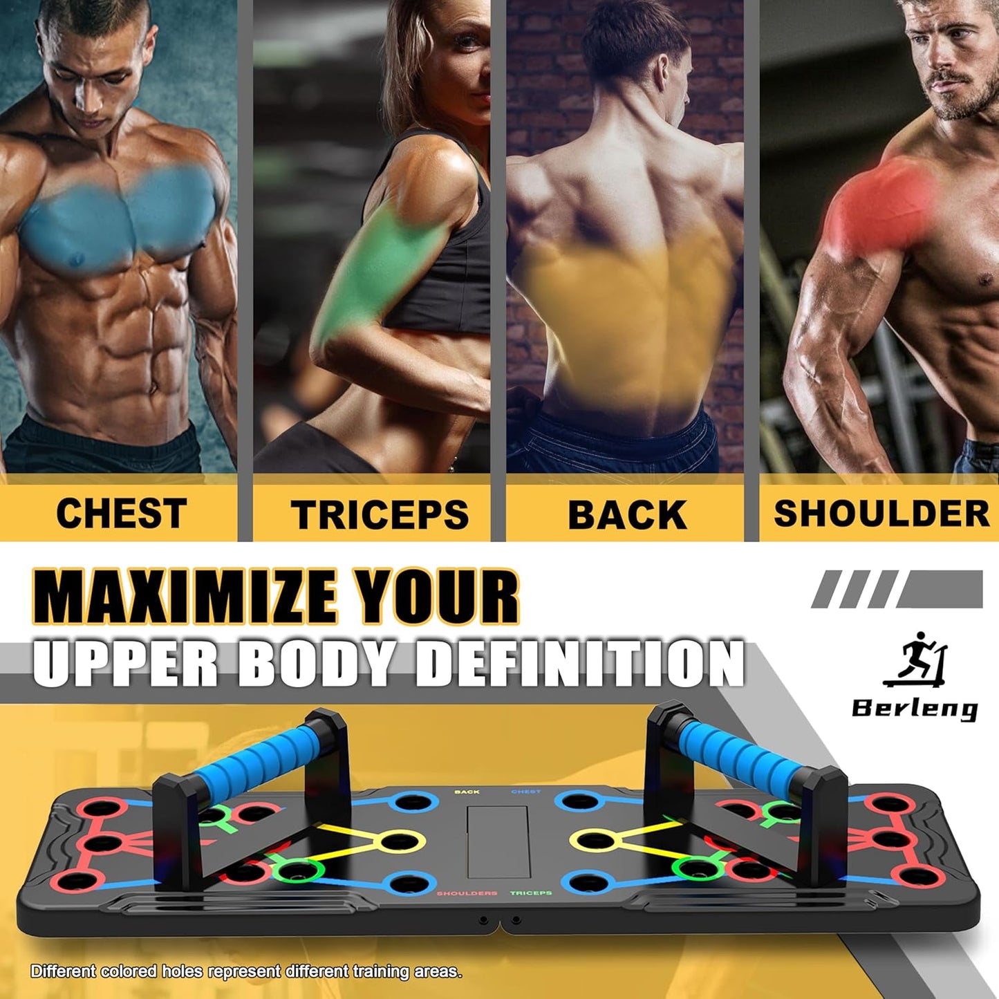 15-in-1 Push Up Board for Full-Body Workout | IUT Fitness Equipment