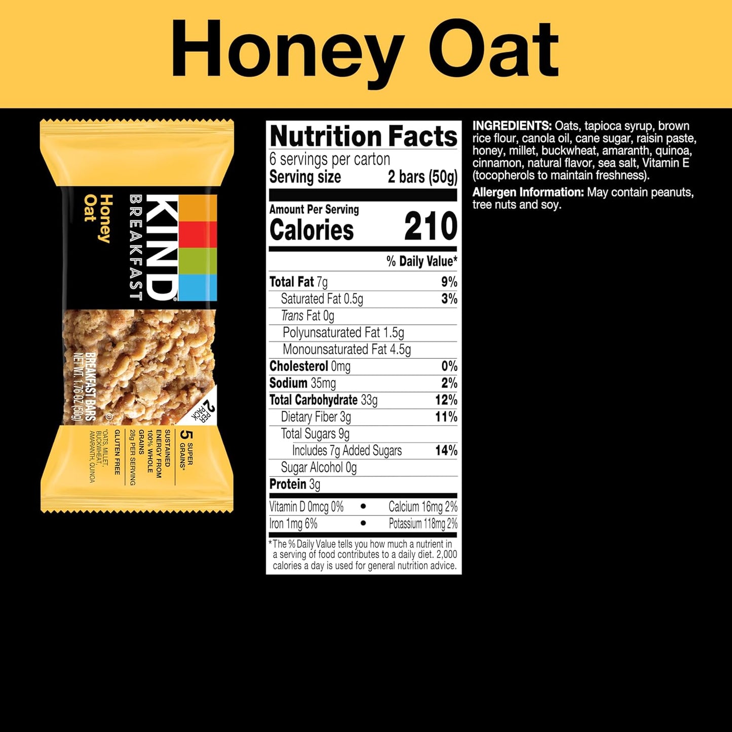 KIND Breakfast Bars Variety Pack, 18 Count, Gluten Free, Low Sodium