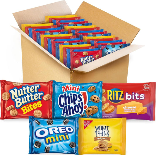 Nabisco Cookie and Cracker Variety Pack with 50 Snack Packs