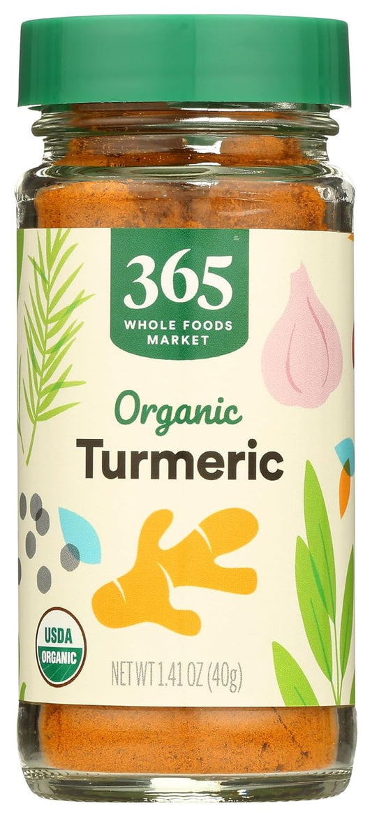 365 by Whole Foods Market, USDA Organic Turmeric Powder in 1.41 oz Container