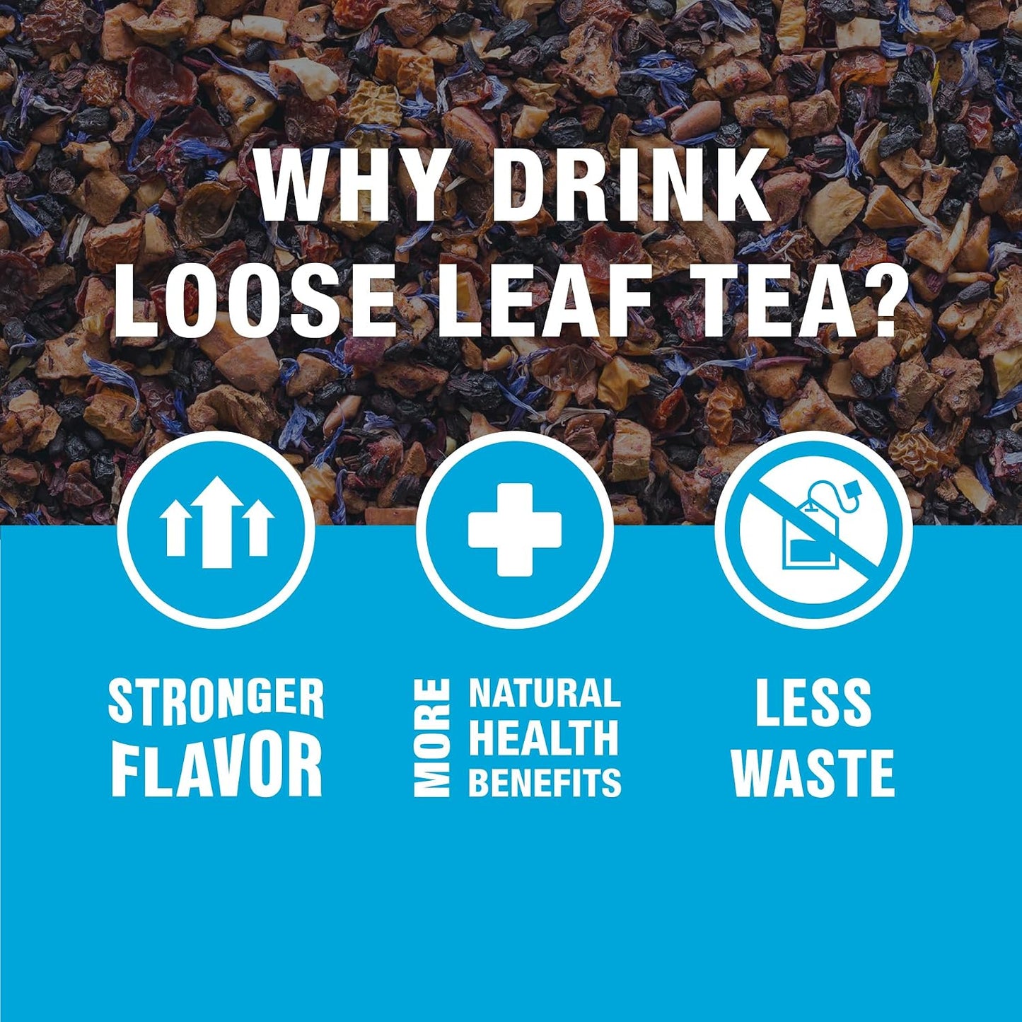 Tiesta Tea Blueberry Wild Child Loose Leaf Herbal Tea Blend