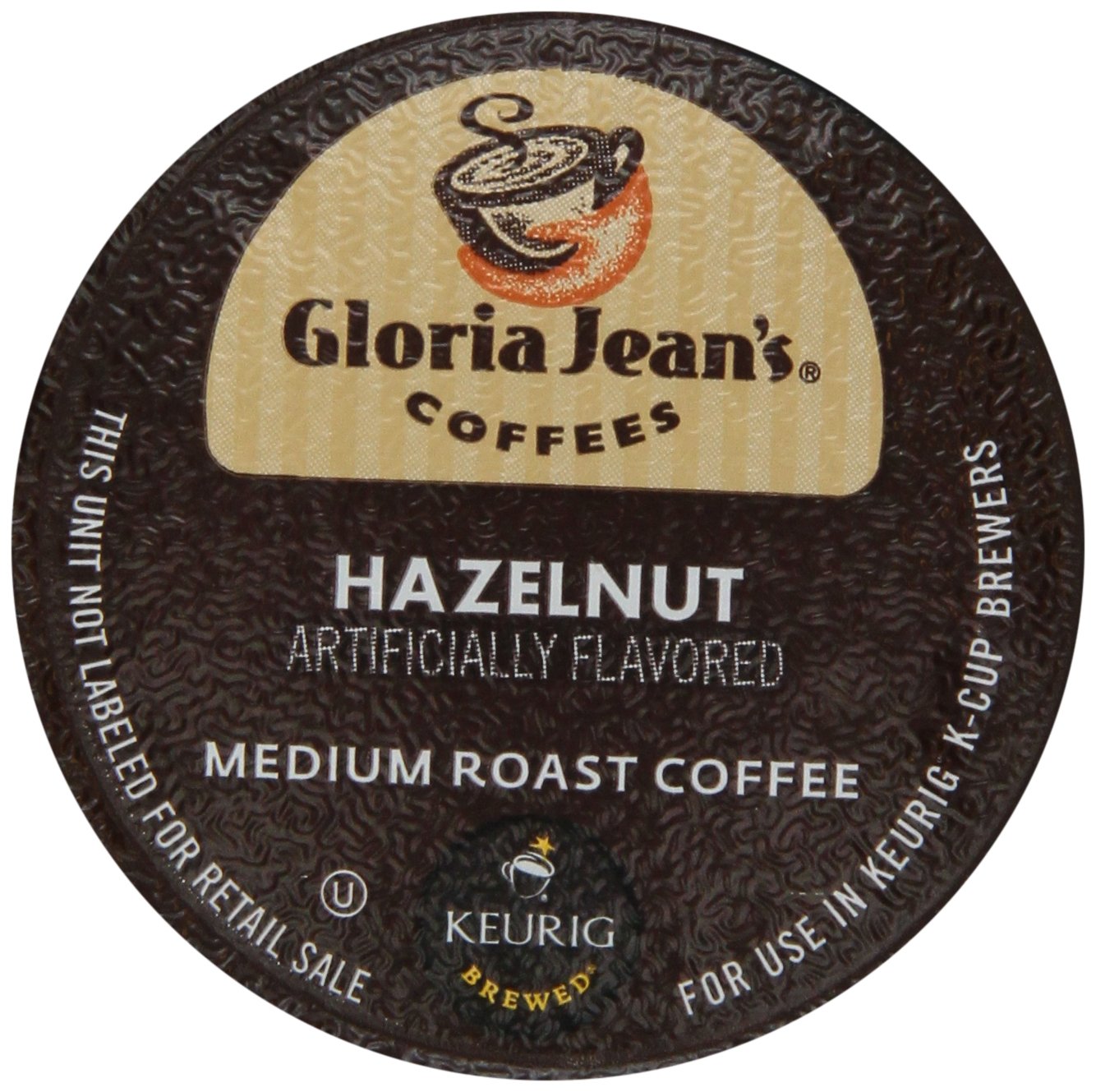 Gloria Jean's Coffees Butter Toffee Single-Serve Keurig K-Cup Pods Medium Roast Coffee 24 Count