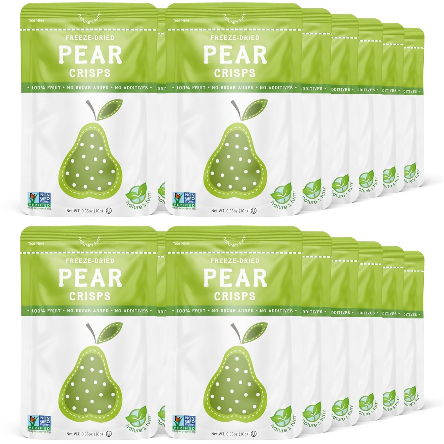 Nature's Turn Freeze-Dried Fruit Crisps Variety Bag Snack