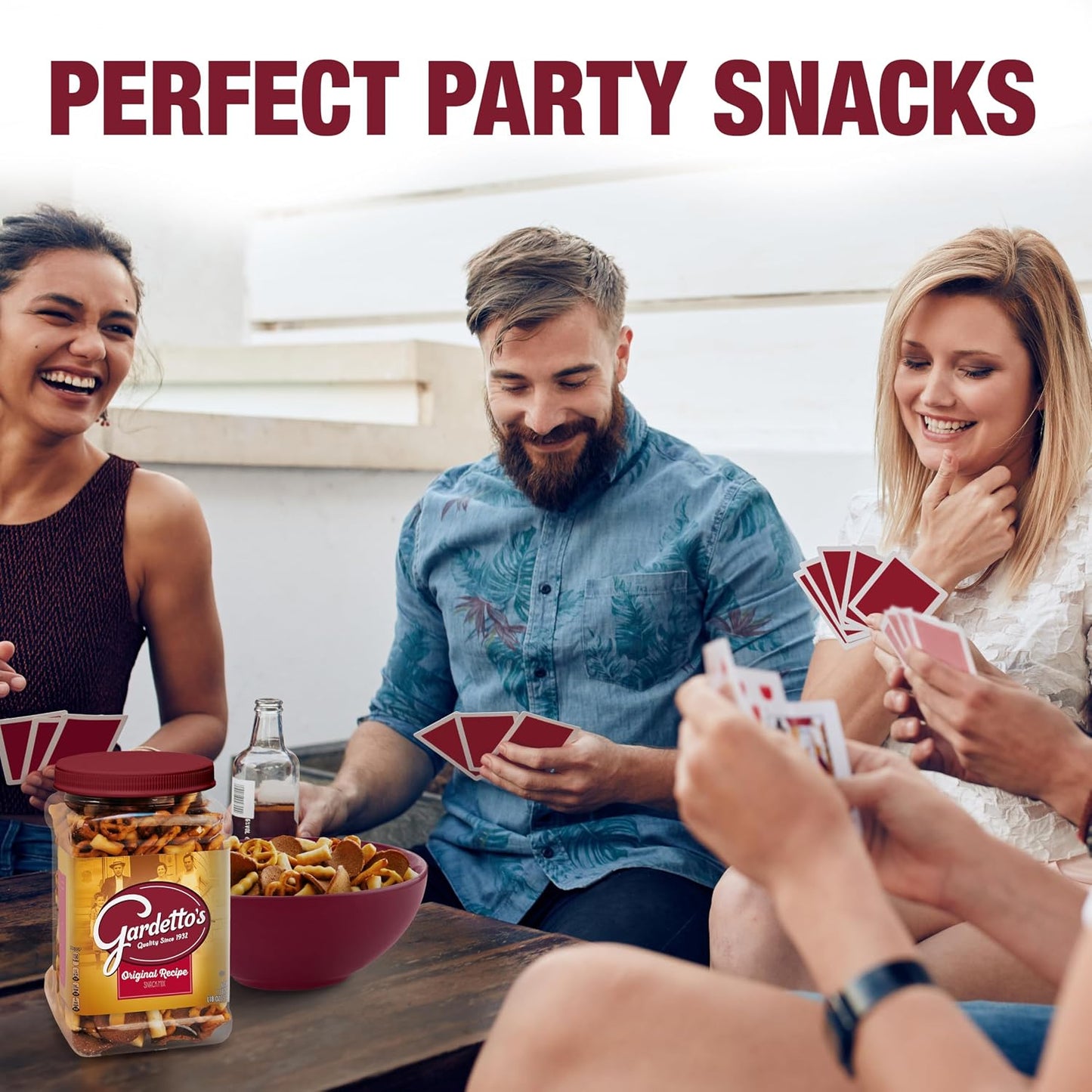 Gardetto's Original Recipe Snack Mix, 18 oz, Salty Snacks Tub