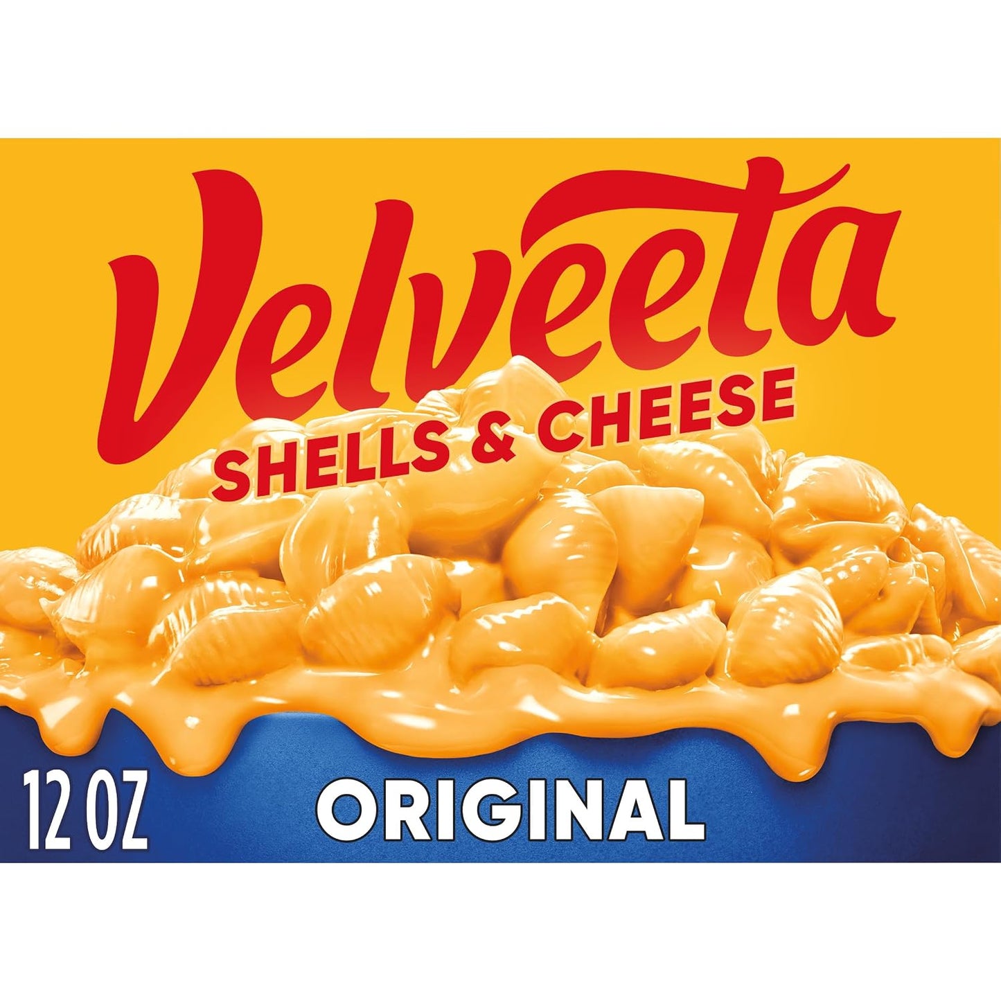Velveeta Shells and Cheese Mac, Easy Dinner or Sides, Original Flavor, Real Cheese, 12 oz