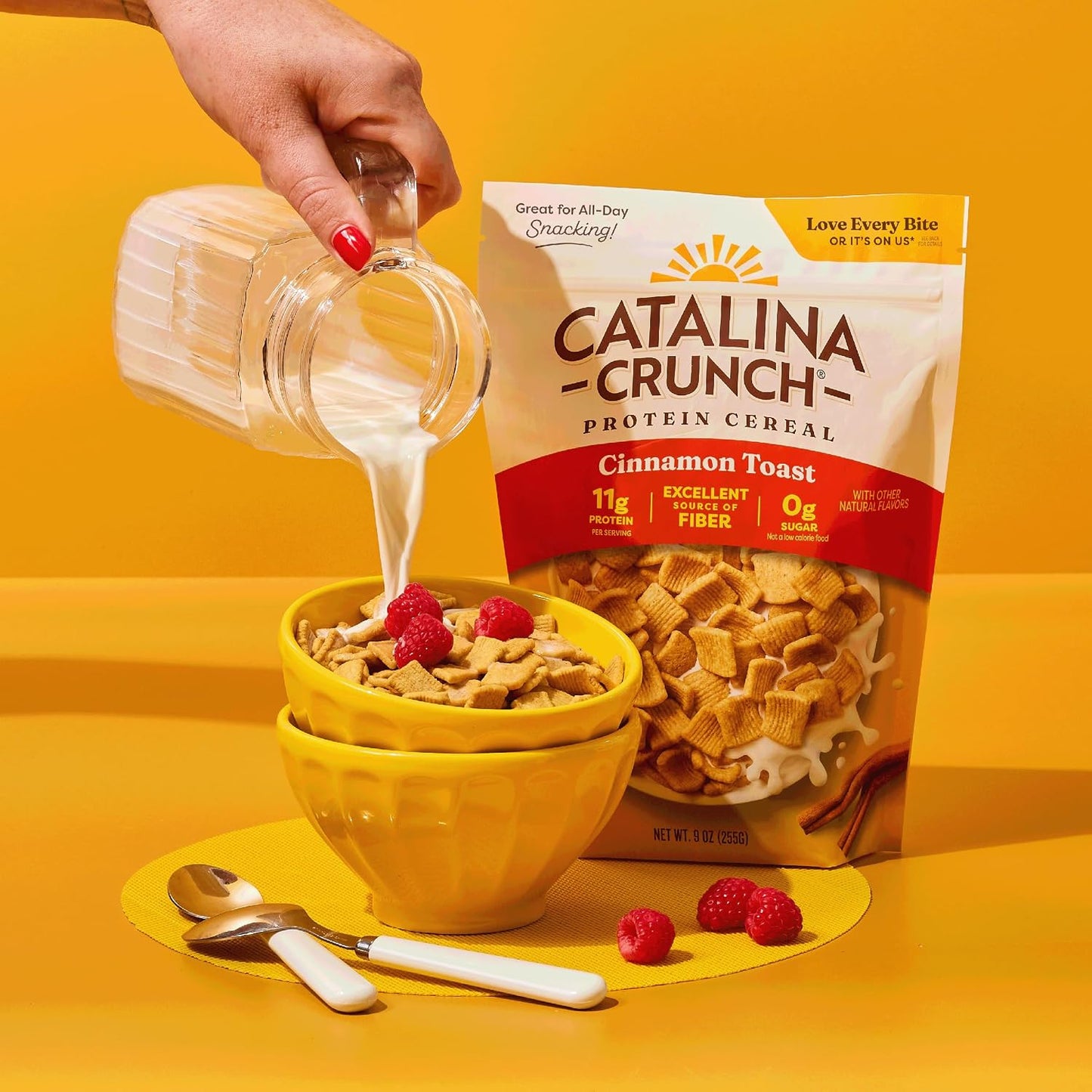 Catalina Crunch Cereal, 9 oz, Gluten Free, Sugar Free, 11g Protein, 6g Fiber