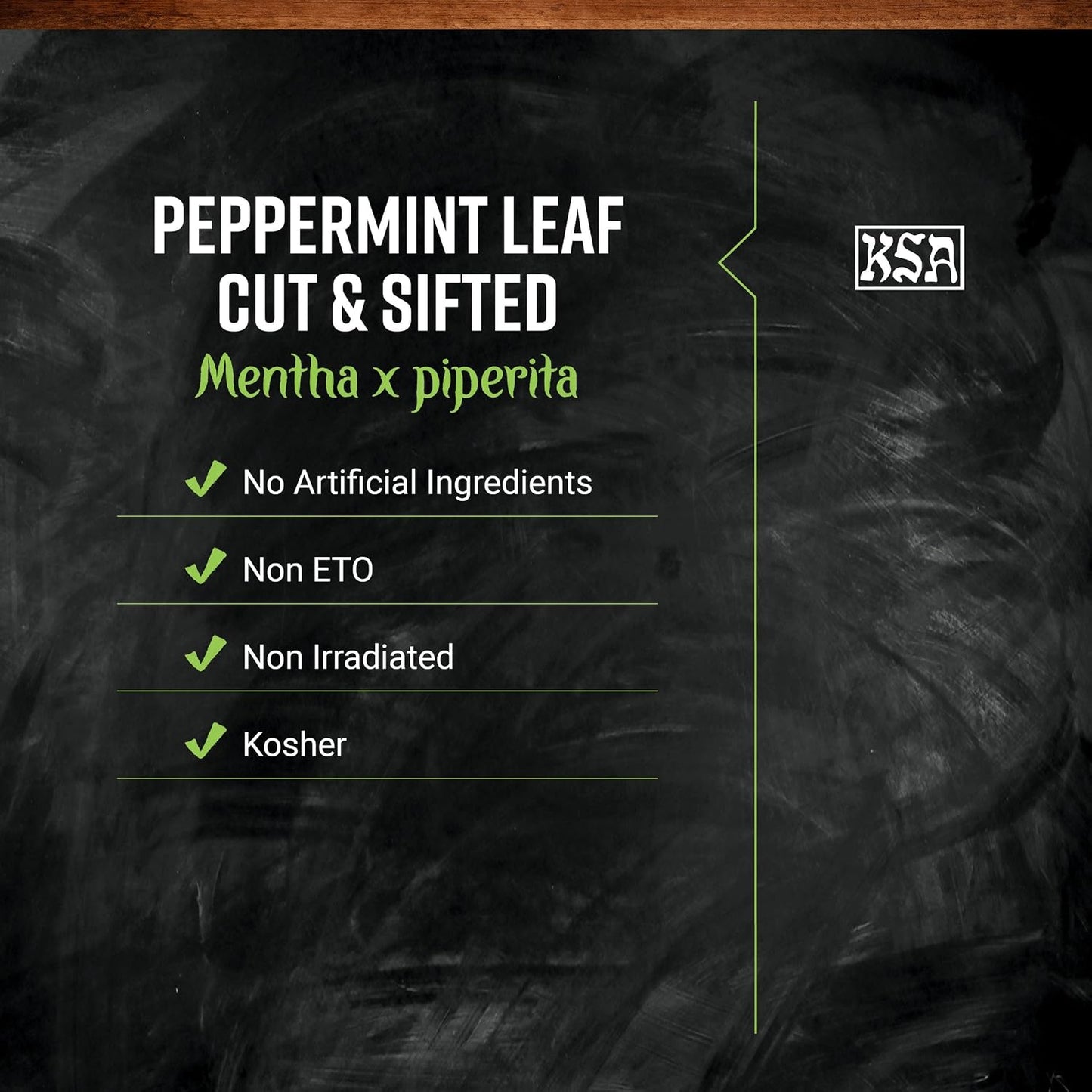 Frontier Co-op 16 ounce Peppermint Leaf, cut and sifted, Kosher, non-irradiated