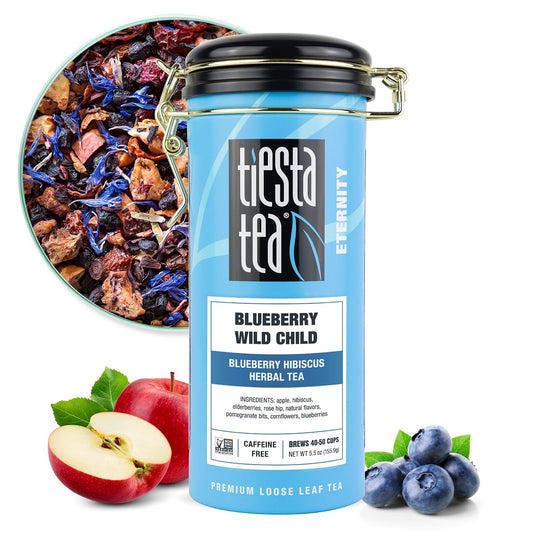 Tiesta Tea Blueberry Wild Child Loose Leaf Herbal Tea Blend