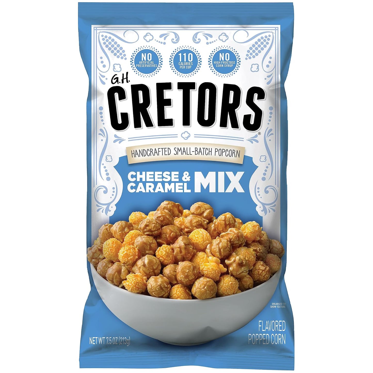 Caramel Corn Popcorn in Individual Bags with Cheese Flavor