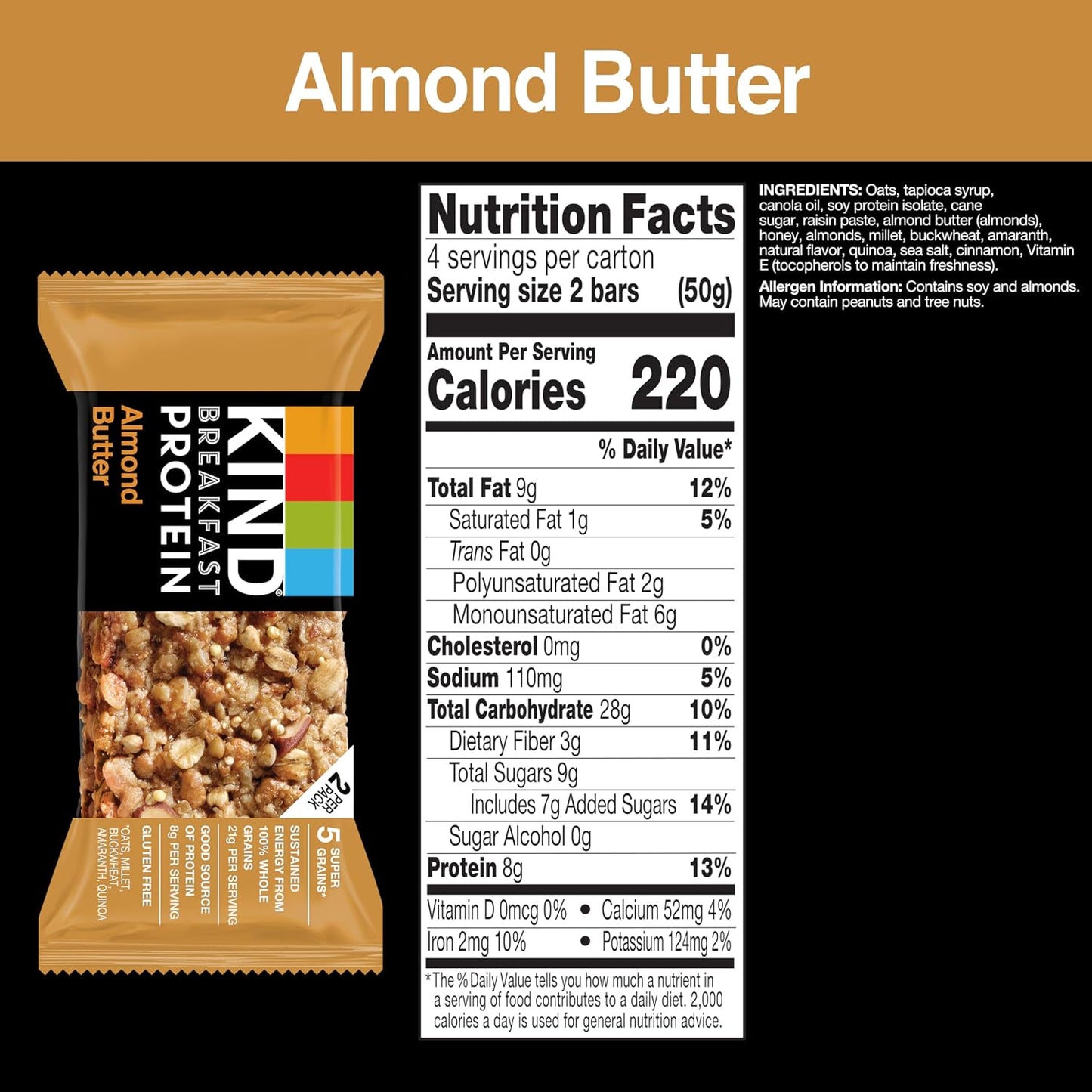 KIND Breakfast Bars Variety Pack, 18 Count, Gluten Free, Low Sodium