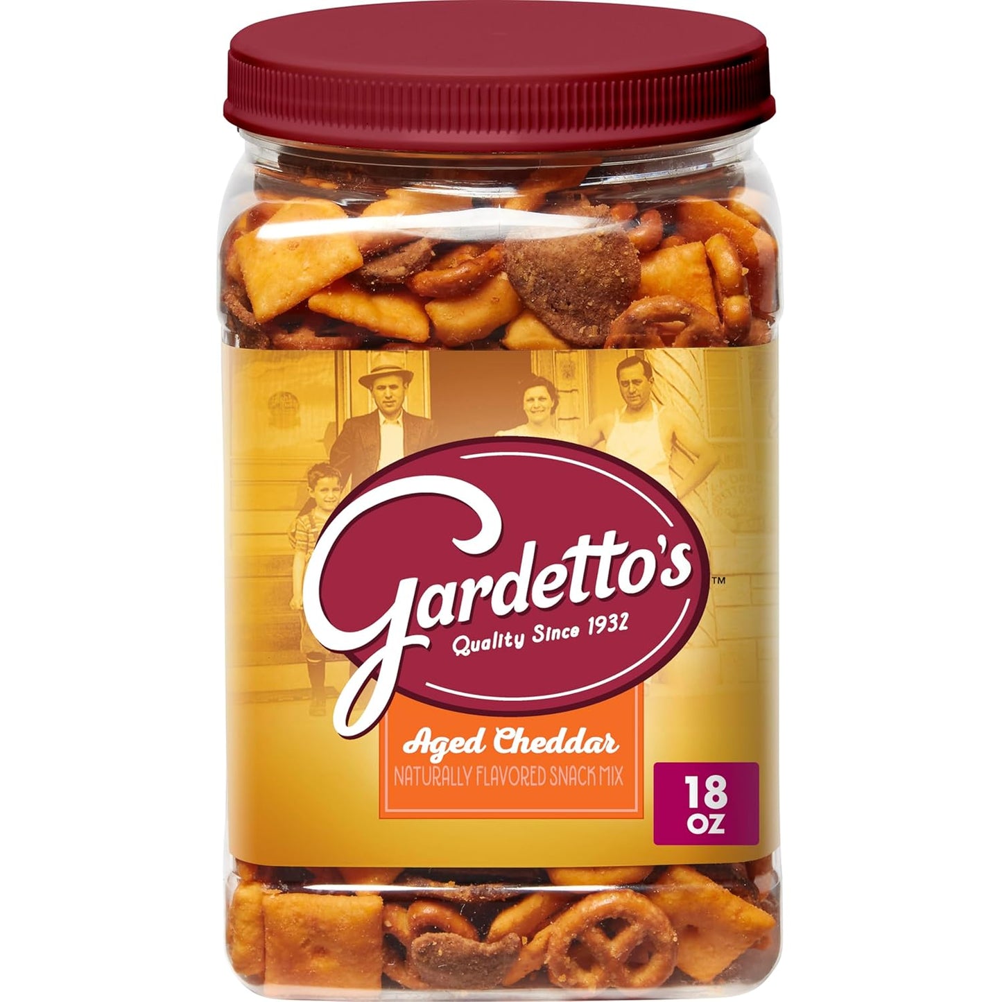 Gardetto's Original Recipe Snack Mix, 18 oz, Salty Snacks Tub