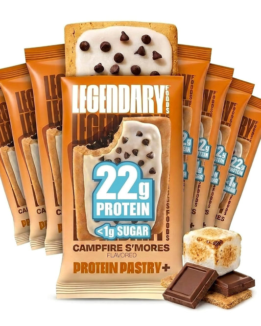 Protein Pastry, Campfire S'mores, Keto Friendly Snack, 22g Protein, Low Carb, Soft Baked