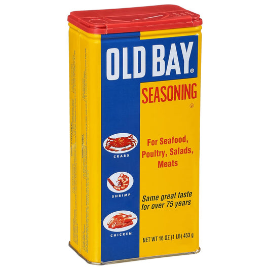 Old Bay Seasoning, 16 oz tin can, all-purpose blend of 18 spices and herbs for seafood and more