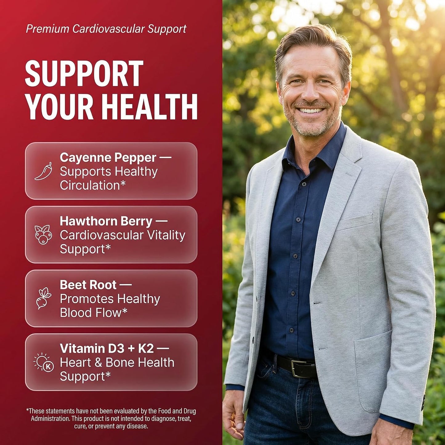 Clean Nutra Cayenne Pepper Drops Supplement Liquid + Hawthorn Berry, Vitamin D3 K2 Beet Root Powder, Ceylon Cinnamon, Turmeric Curcumin, Organic Panax Ginseng, Berberine Extract 1 Pack