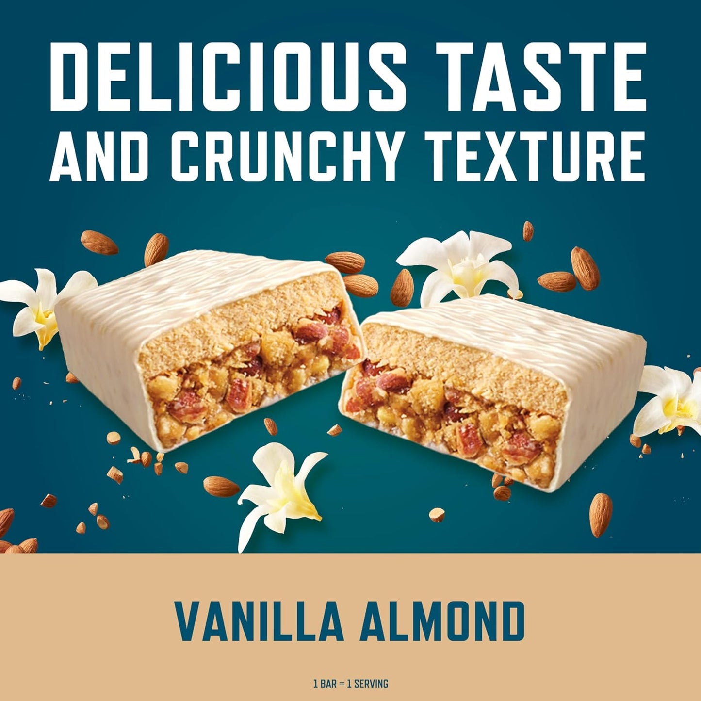CLIF BUILDERS Vanilla Almond Flavor Plant Based Protein Bars 12 Pack