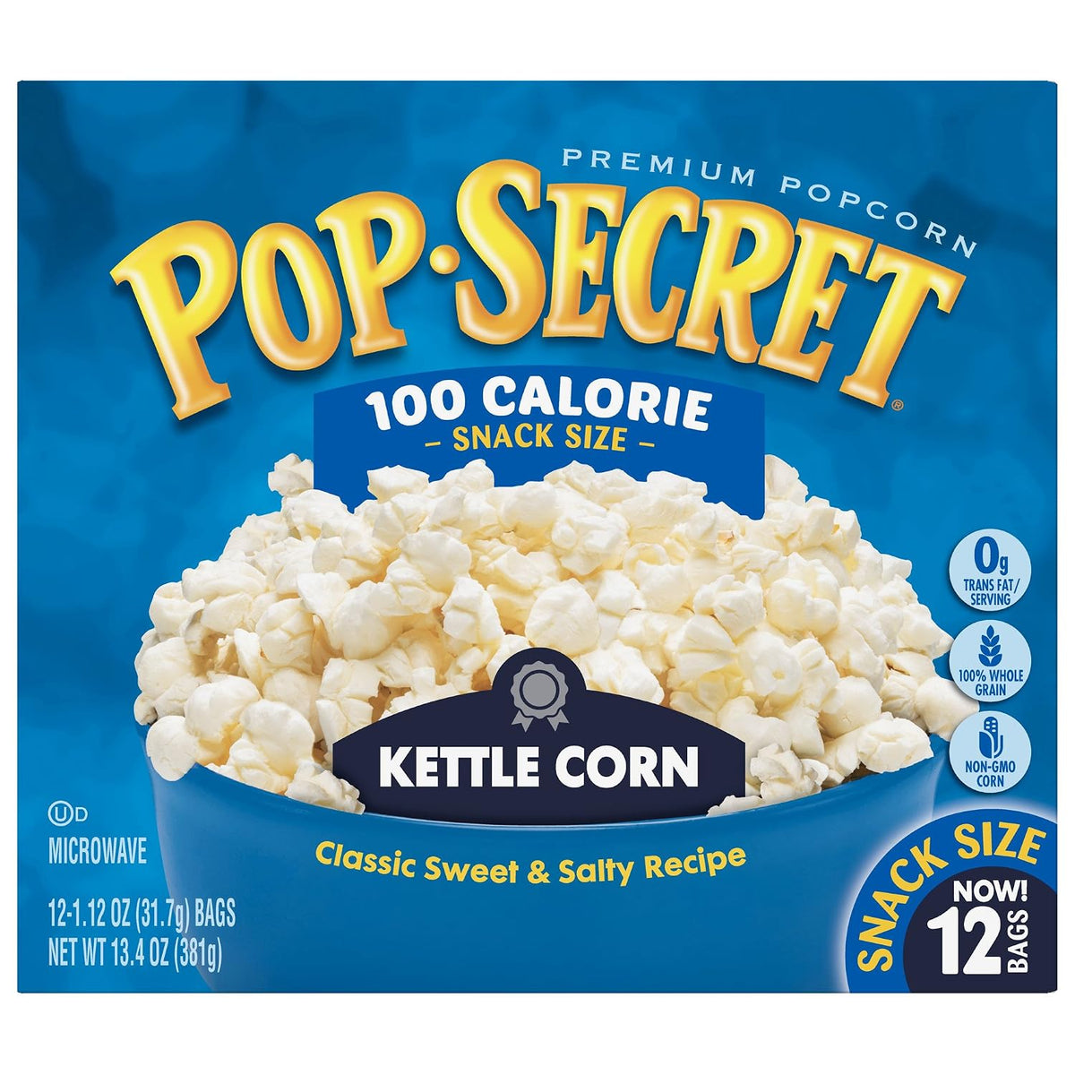 Pop Secret Kettle Corn Microwave Popcorn 12 Count Box