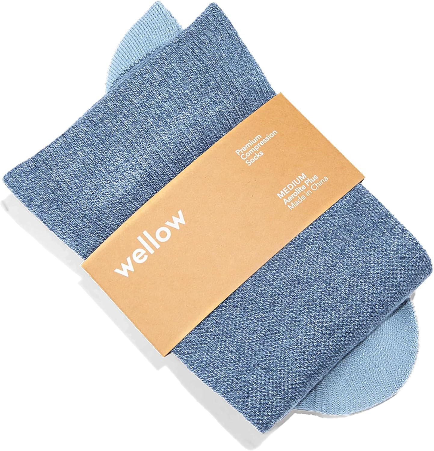Wellow Aerolite+ Knee High Compression Socks 18-25mmHg for Women & Men