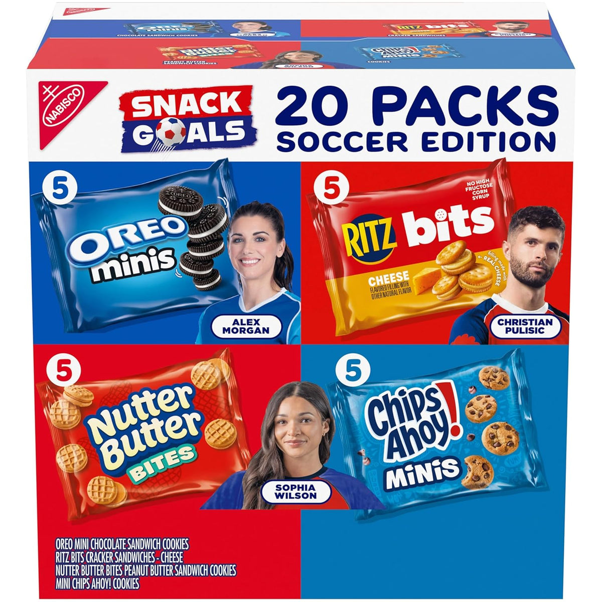 Nabisco Snacks Variety Pack with 20 Individually Wrapped Snack Packs