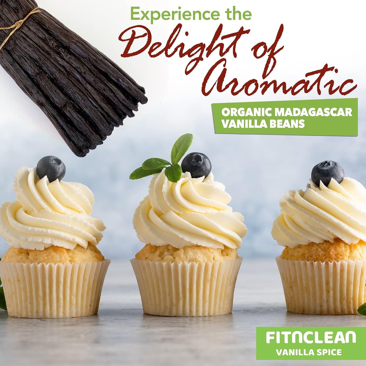 FitNClean Madagascar Vanilla Beans Bulk Fresh Organic Grade A Pods Non-Gmo 5 Long for Baking and Extract