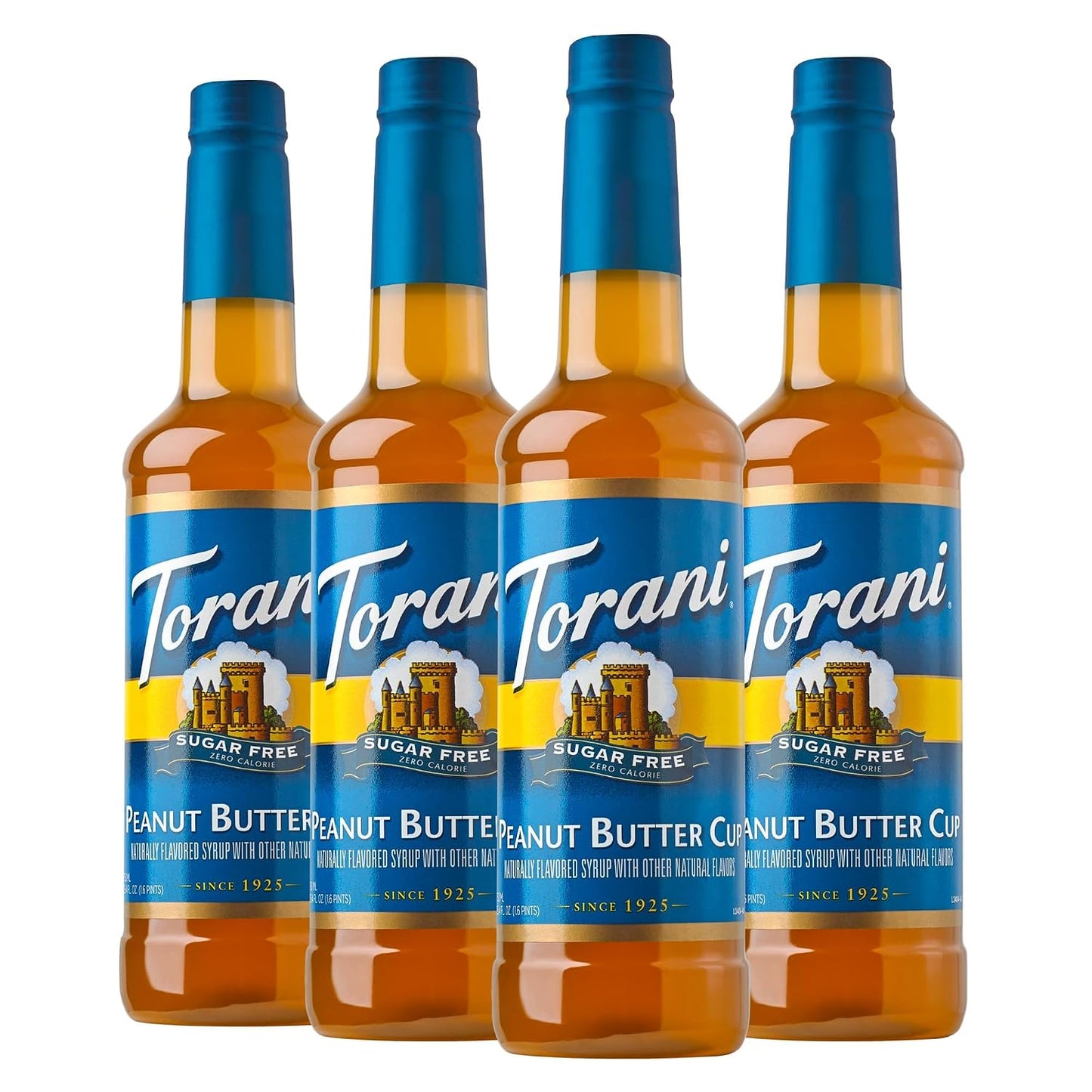 Torani Sugar Free Chocolate Flavored Drink Syrup, 25.4 fl oz (Pack of 4)