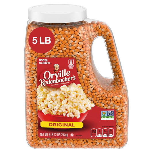 Orville Redenbacher's Popcorn Kernels, Original Yellow, 5 lb container