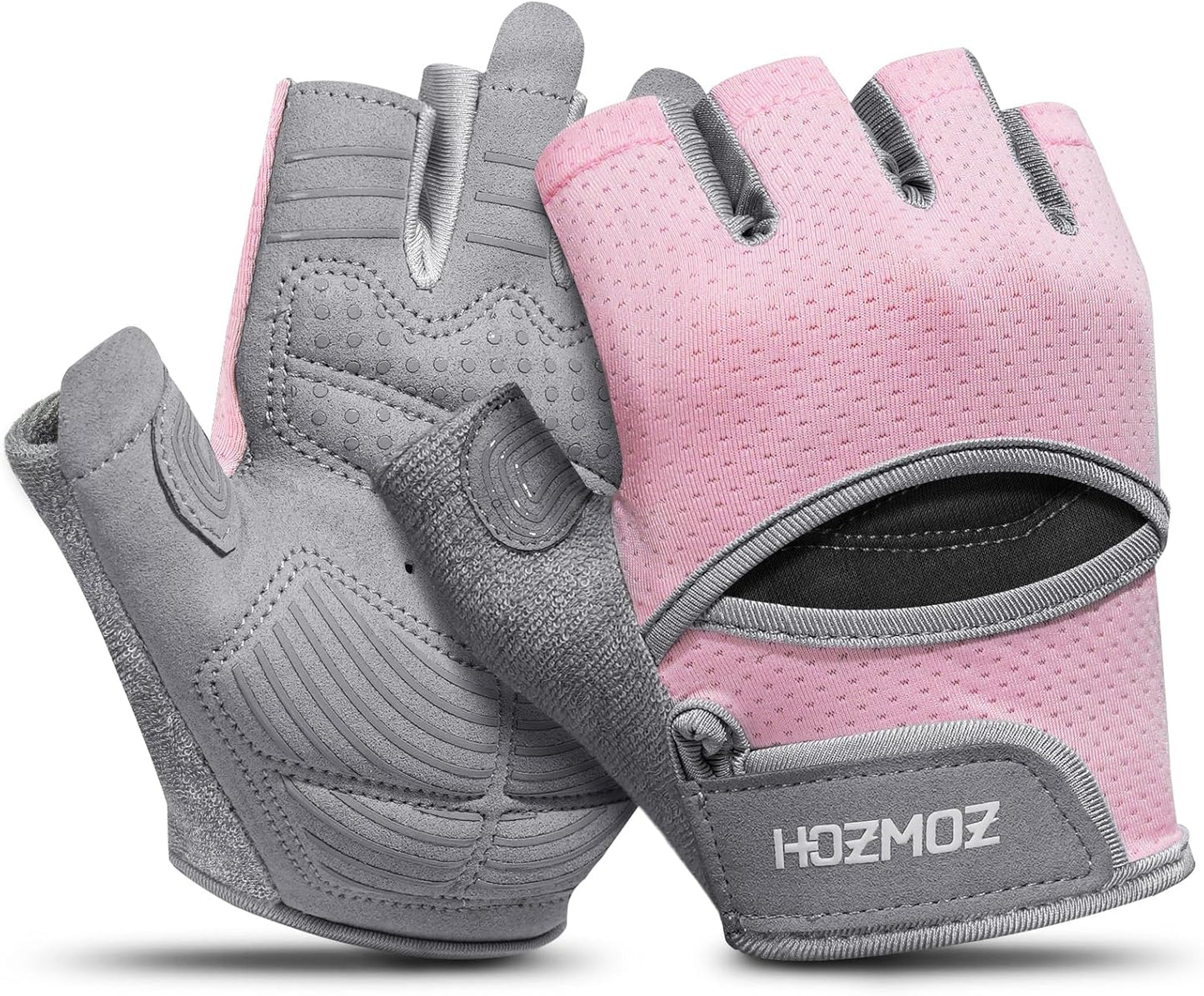HOZMOZ Ventilated Workout Gloves w/ Full Palm Protection
