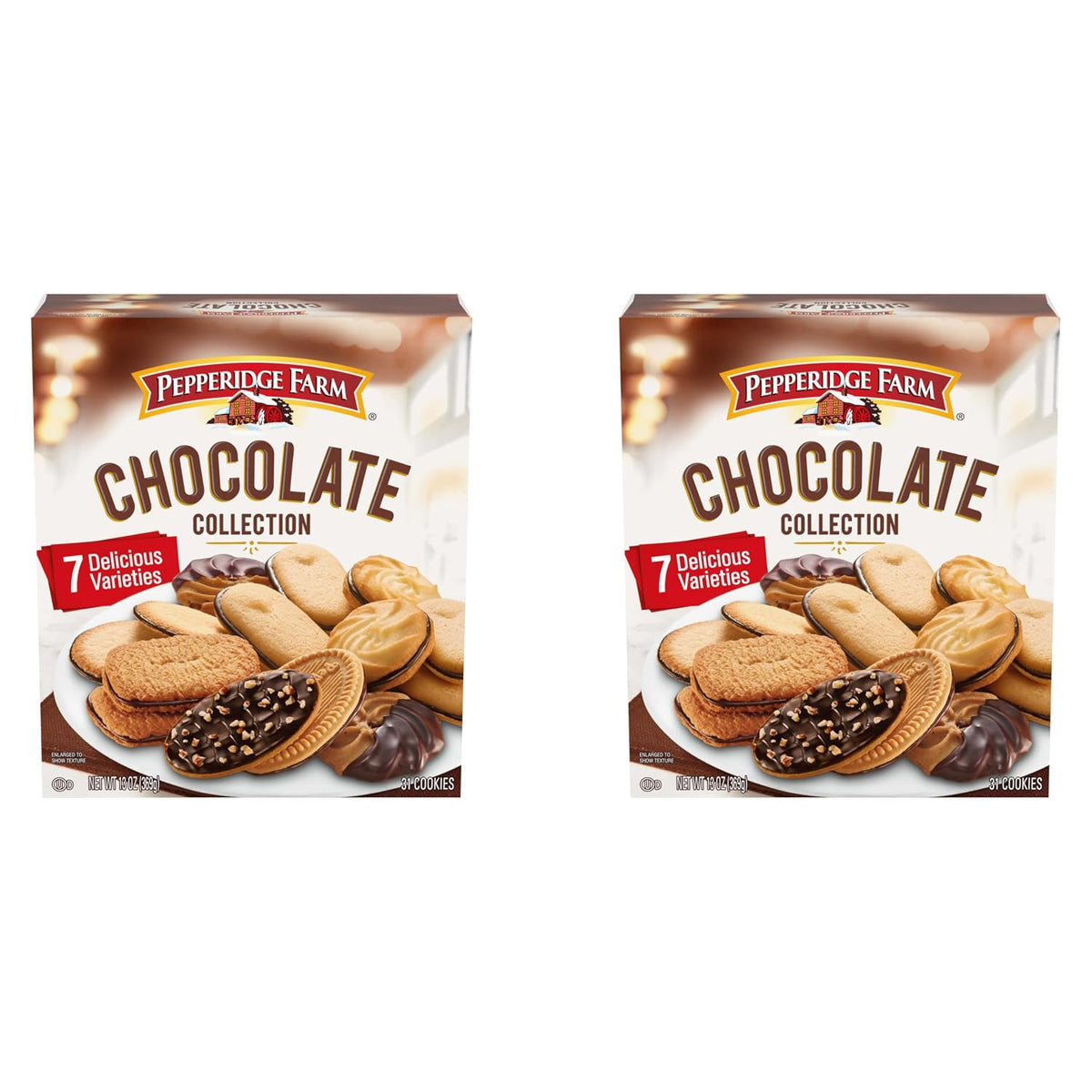 Pepperidge Farm Chocolate Collection, 7 Cookie Varieties, 13-oz Box