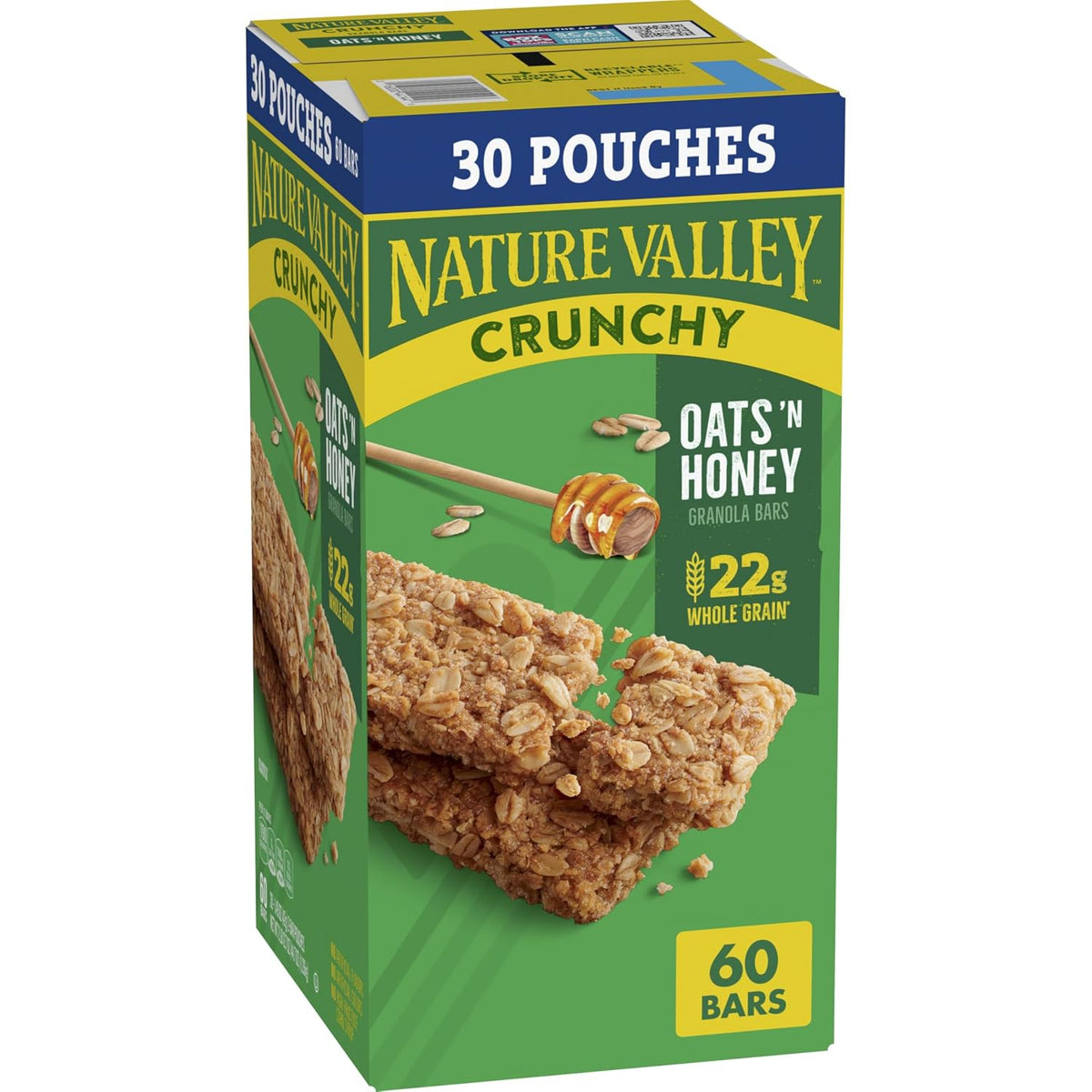 Nature Valley Crunchy Oats 'n Honey Granola Bars, 60 Count, 44.7 OZ Box