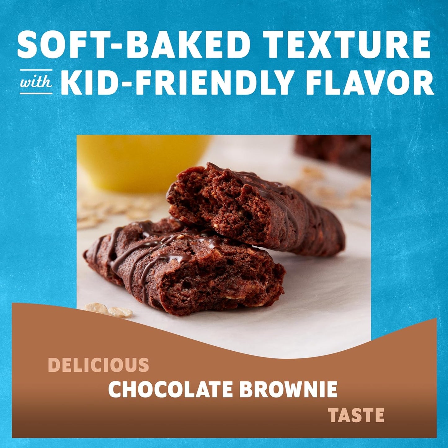 Soft-Baked Energy Snack Bars with 11g Whole Grains and USDA Organic Granola