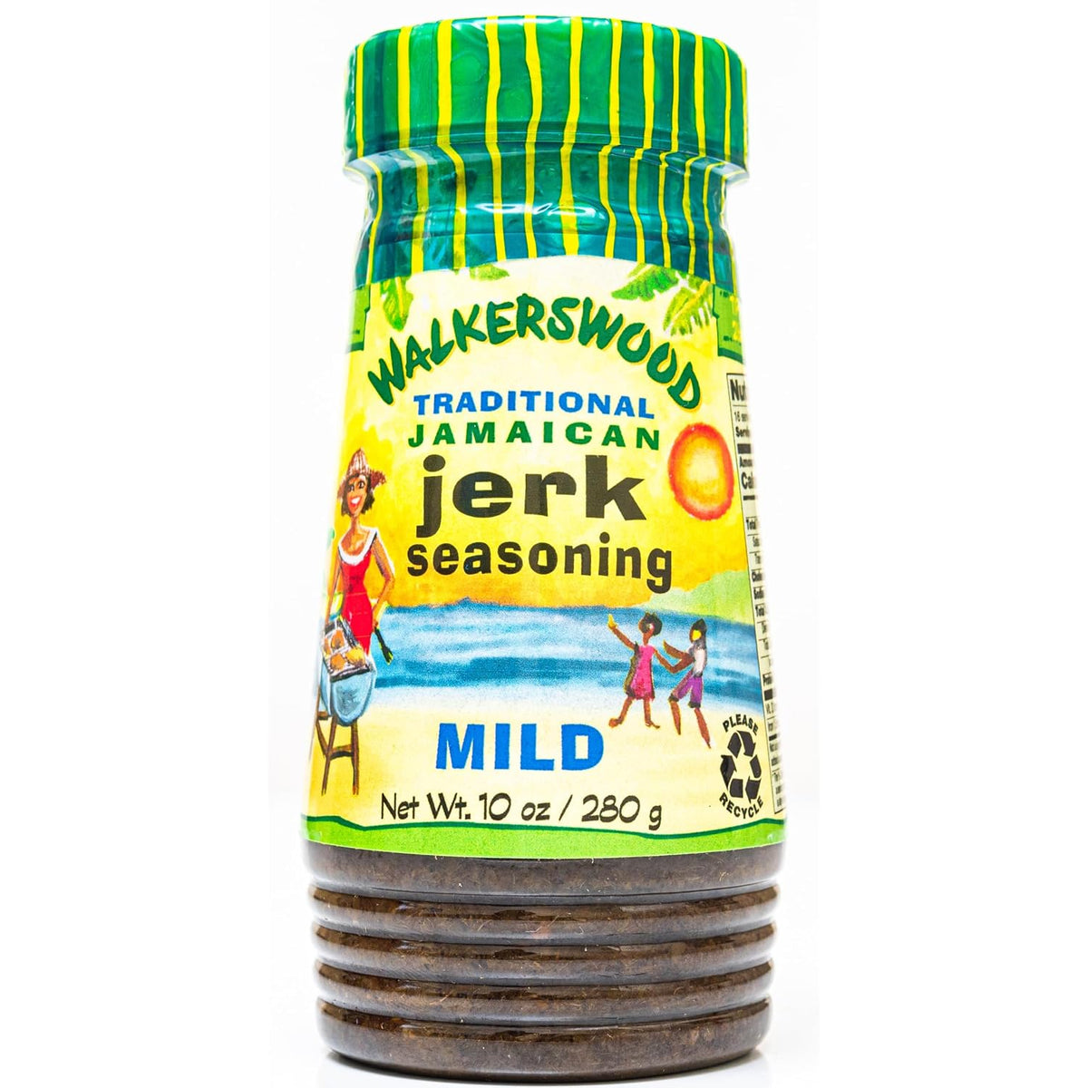 Walkerswood Traditional Jamaican Jerk Seasoning, Mild, 10 oz, Caribbean spice blend, non-GMO, gluten-free