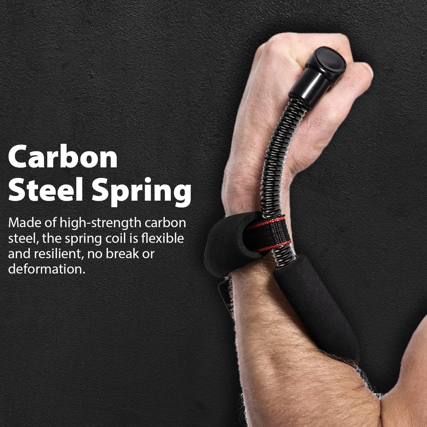 Sportneer Forearm Strengthener - Adjustable Wrist Exerciser for Improved Grip Strength