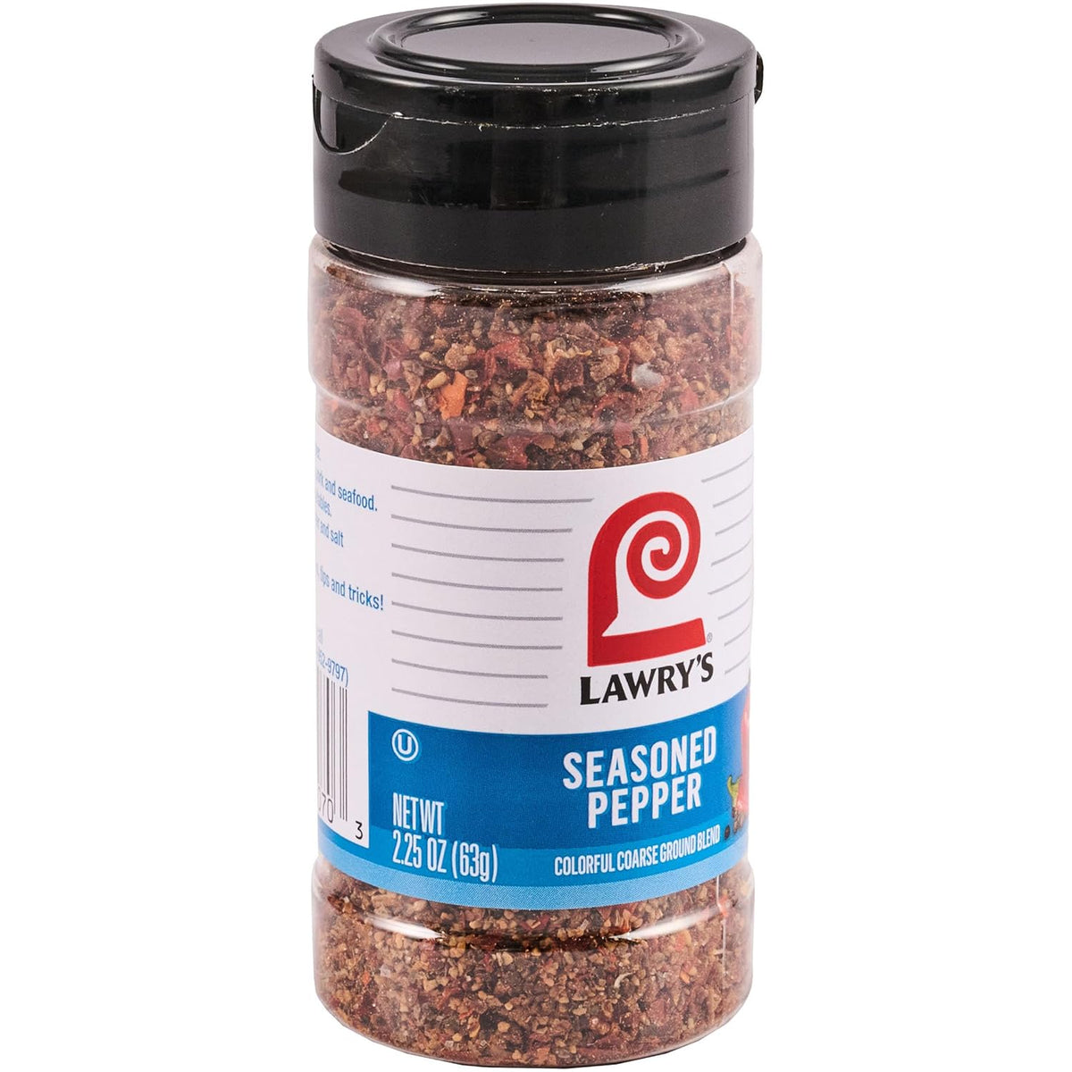 Lawry's seasoned pepper 2.25 oz bulk pack food seasoning course ground