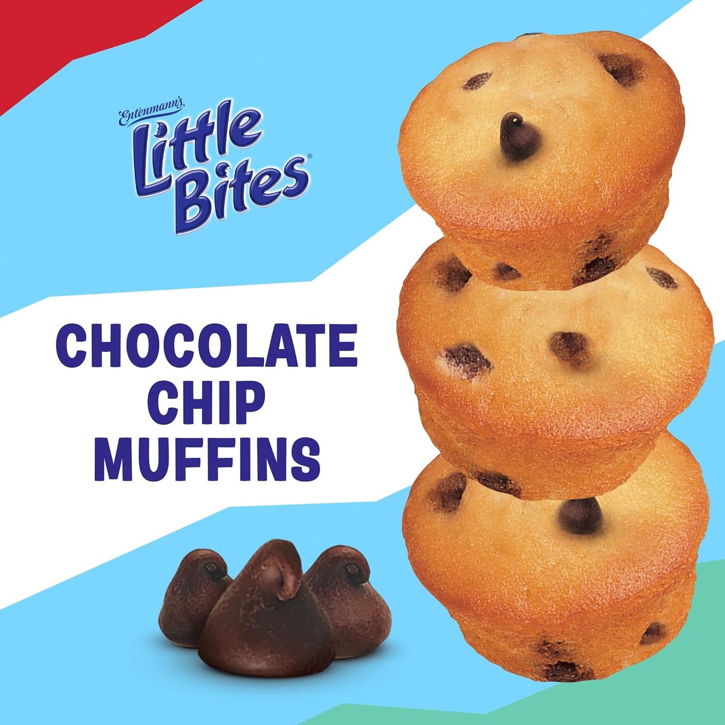 Little Bites Chocolatey Chip Muffins Value Pack, 10 Individual Packs, 1.5 oz Each