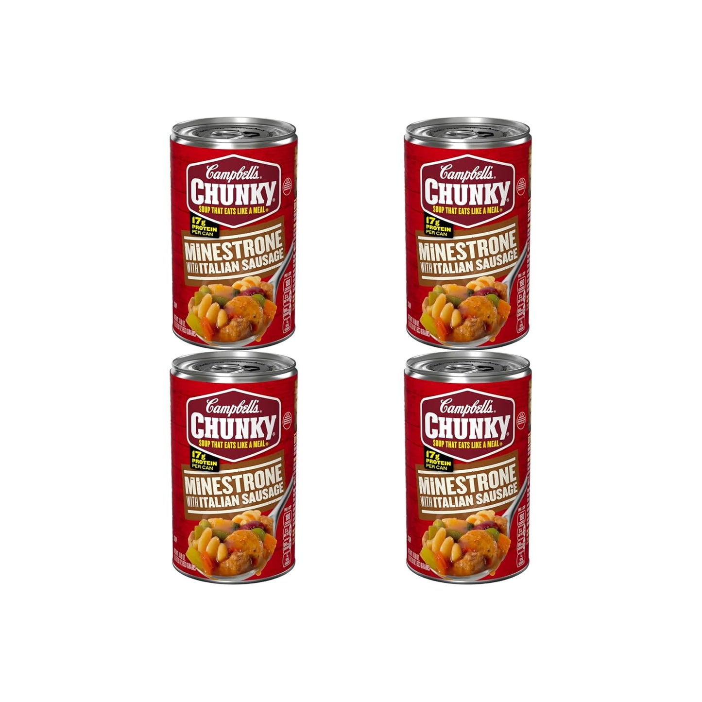 Campbell's Chunky Baked Potato with Cheddar & Bacon Bits Soup, 18.8 Oz Can
