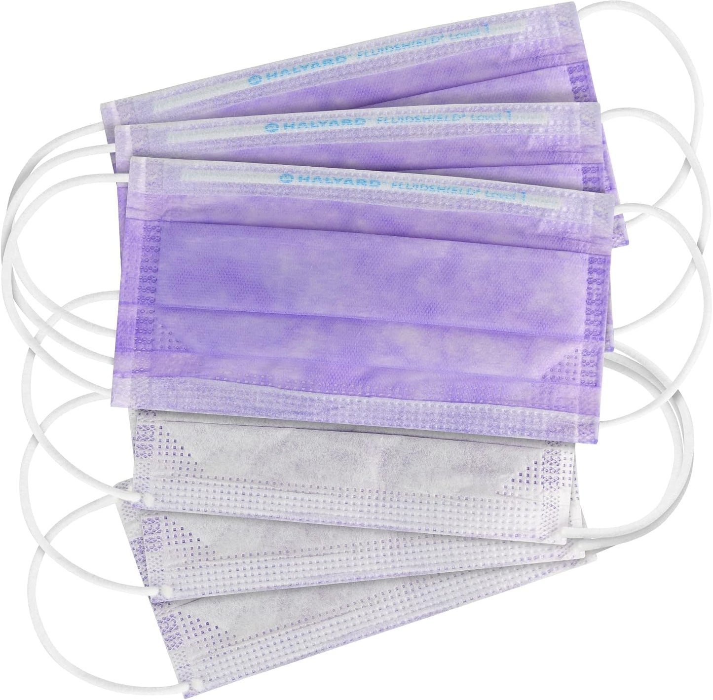Halyard FluidShield 1 Disposable Procedure Mask Lavender 25868