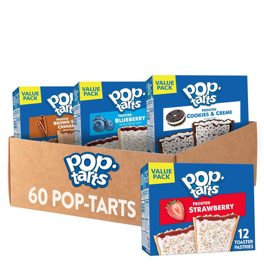 Pop-Tarts Toaster Pastries Variety Pack Breakfast Snacks for Kids and Adults