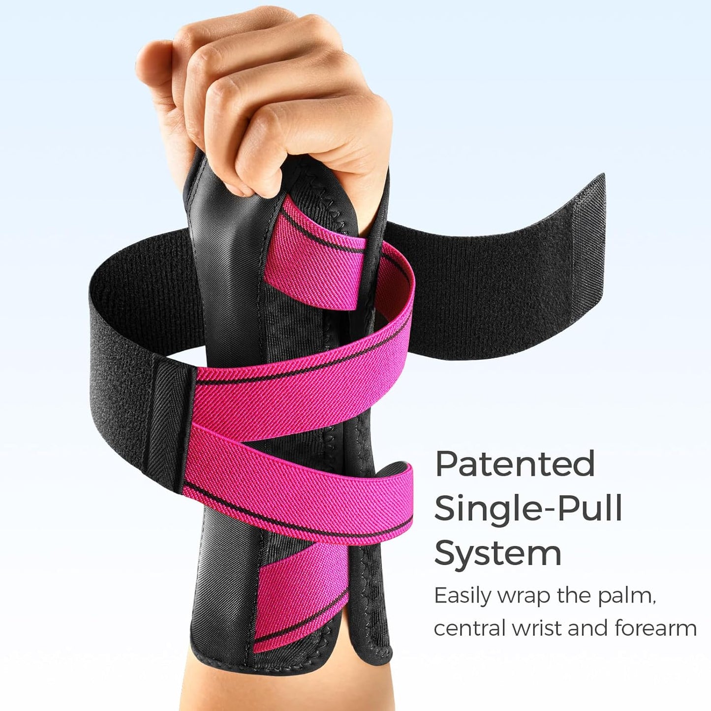 FREETOO Carpal Tunnel Wrist Brace Night Support for Pain Relief and Arthritis