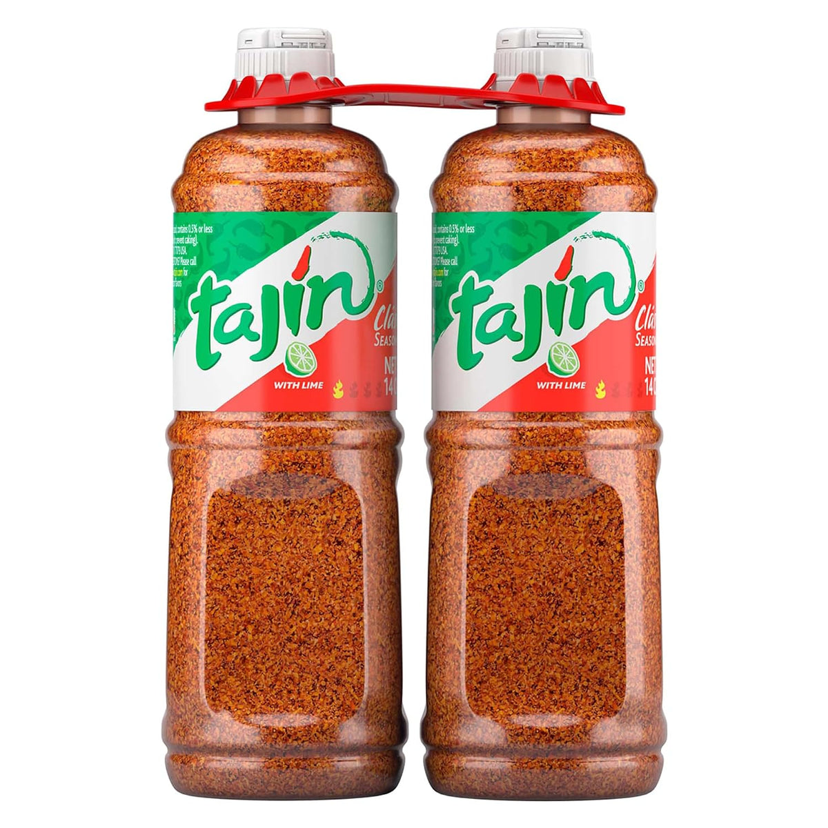 Tajin Clásico Seasoning Gluten-Free Authentic Mexican Chili Lime Spice Blend 14 oz (Pack of 2)