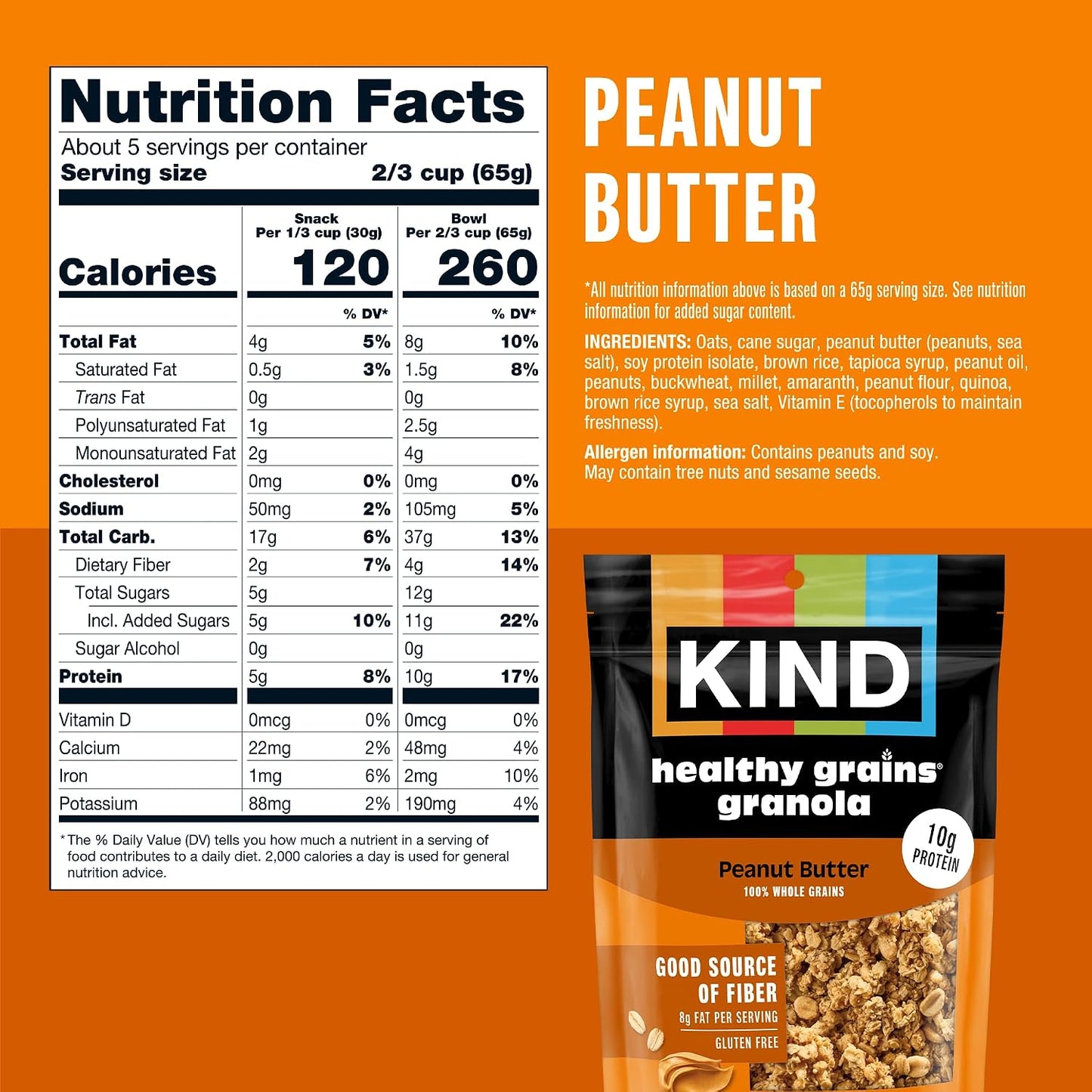 Kind Grains Granola Variety Pack, Gluten Free, 11oz, 3 Count