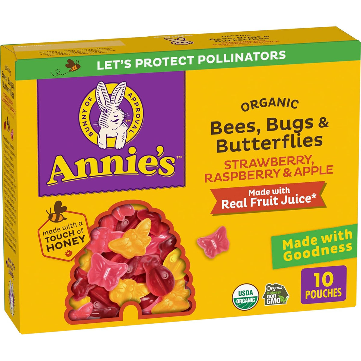 Annie's Organic Fruit Flavored Snacks, 10 Pouches, 7 oz