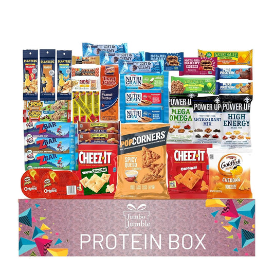 Jumbo Jumble Snack Box Variety Pack for Adults Teens Kids (40 Count)