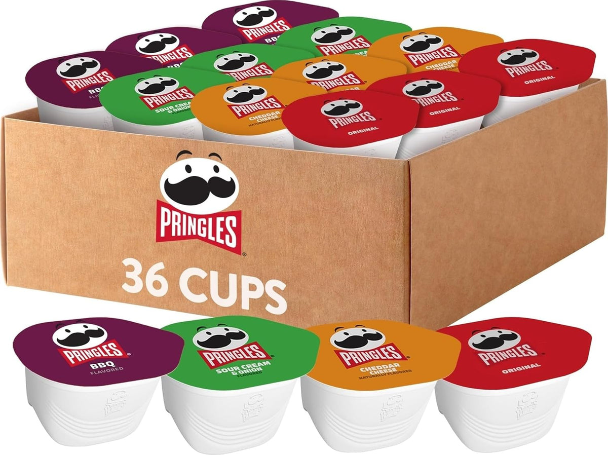 Pringles Potato Crisps Chips Variety Pack Snack Stacks Lunch Snacks