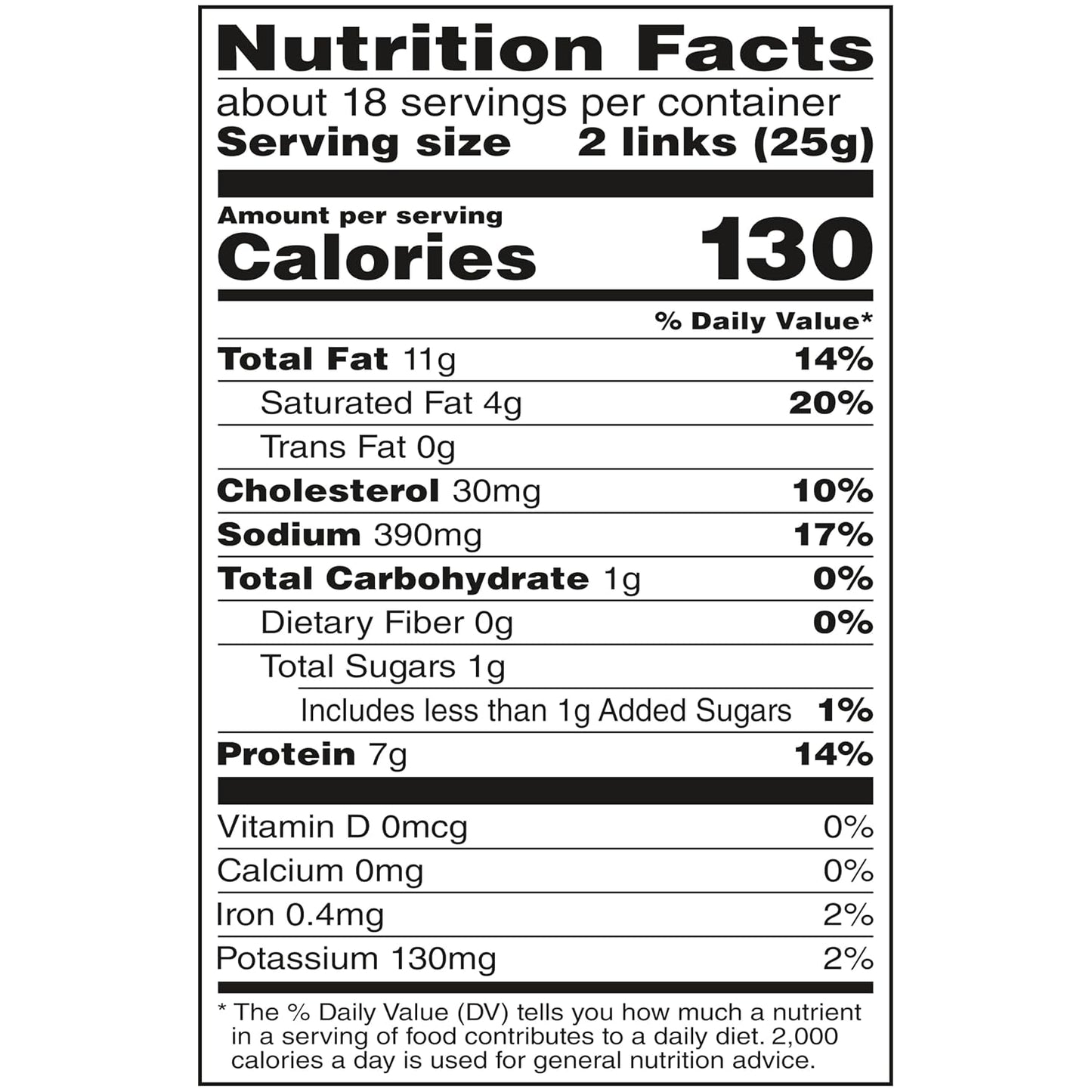 Duke's Pork Hot & Spicy Smoked Shorty Sausages, 16 oz, Gluten-Free Meat Snack