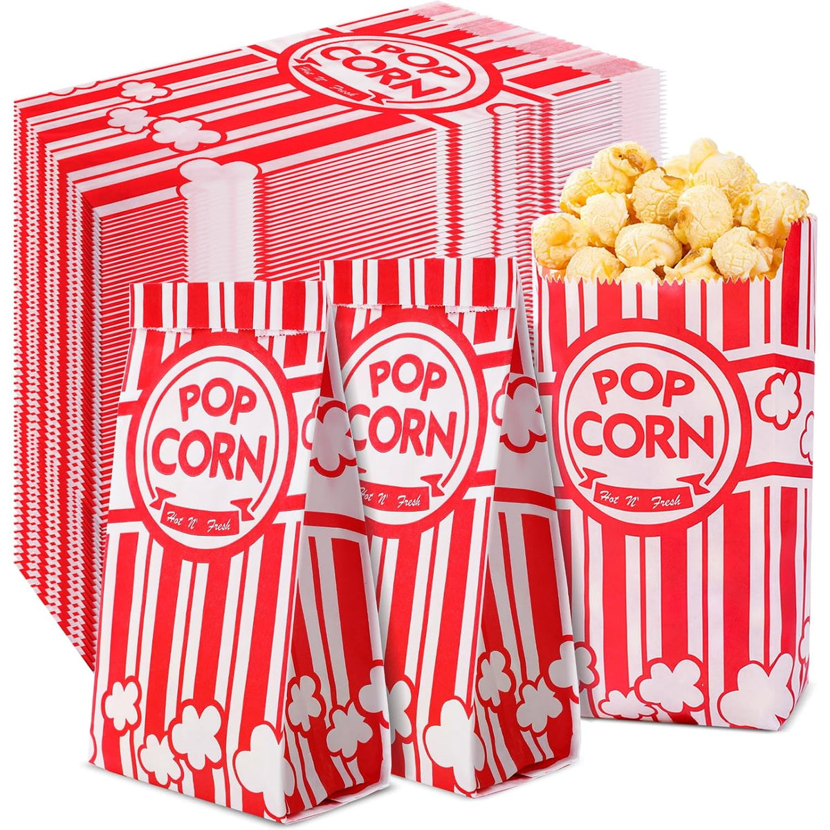 600 pack 1oz popcorn bags for popcorn machines and movie nights