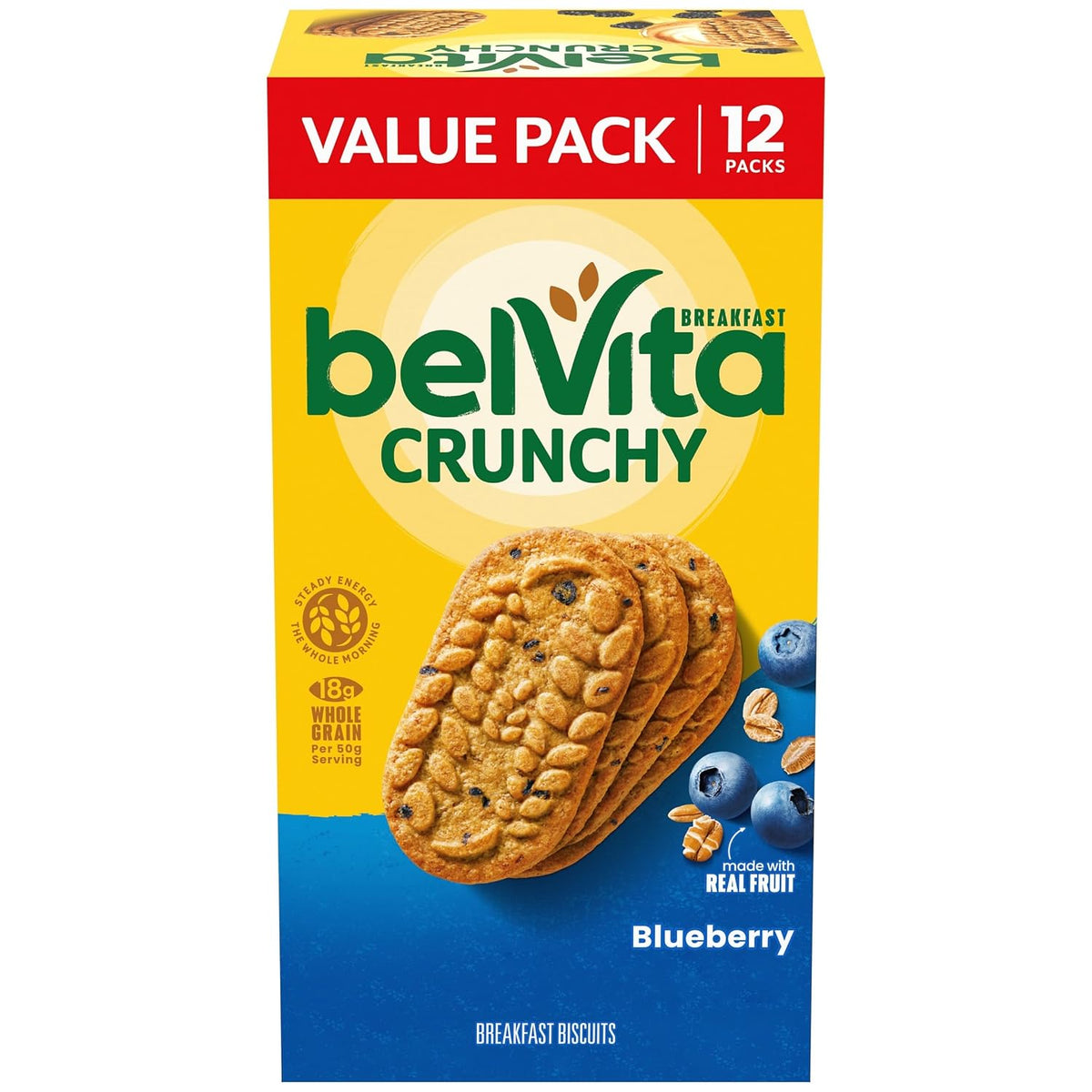 belVita Blueberry Breakfast Biscuits Value Pack 12 Packs
