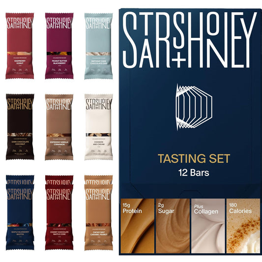 stars + honey protein bars, flavor variety, 15g protein, 2g sugar, keto friendly snack, gluten free, dairy free, soy free