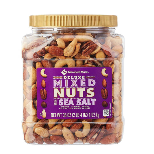 Member's Mark Deluxe Roasted Mixed Nuts With Sea Salt Product Details