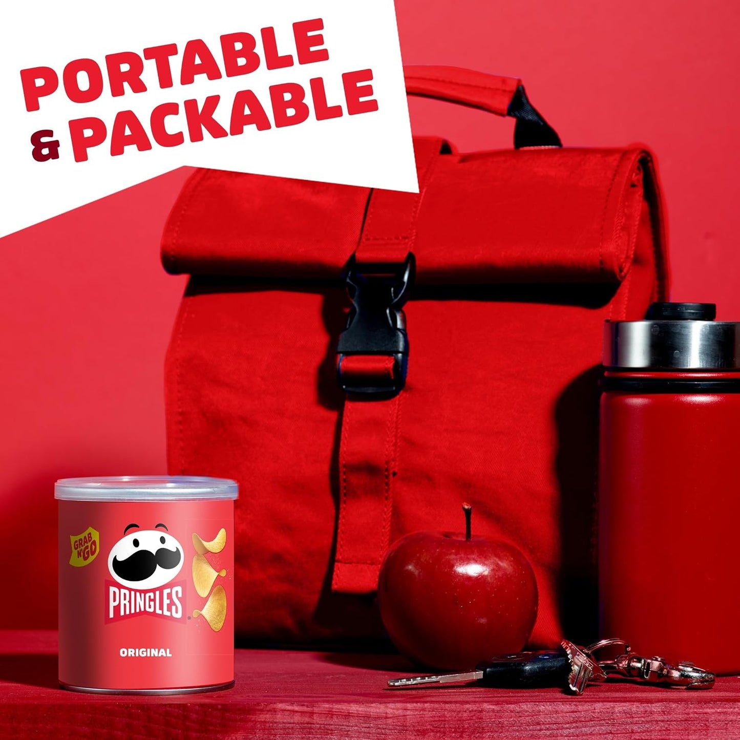 Original Pringles Potato Crisps Chips for Lunch Snacks and Office Use